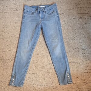 Levi's Skinny Blue Jeans, Size 27, Preowned